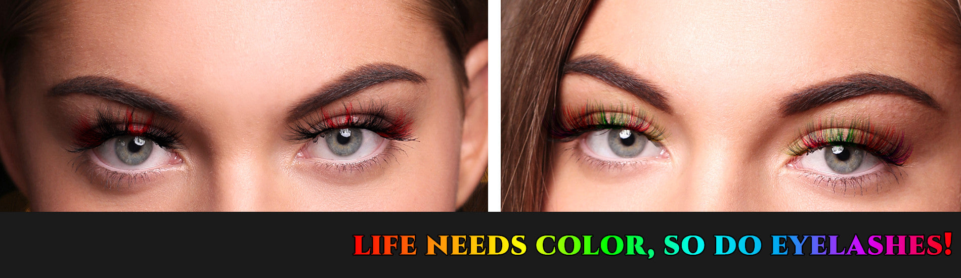color eyelashes wholesale 