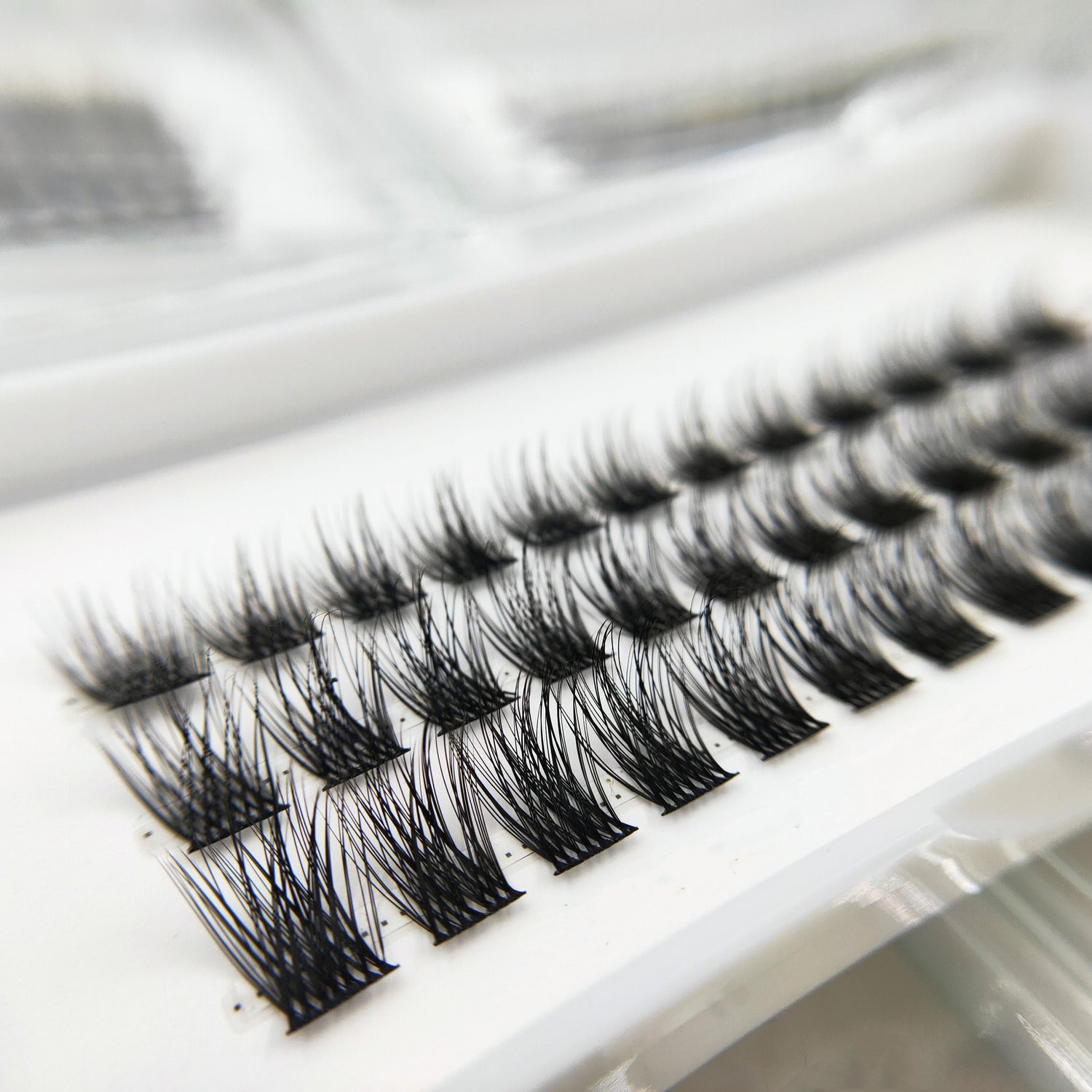 Custom Natural Long Single Cluster DIY Segmented Eyelashes