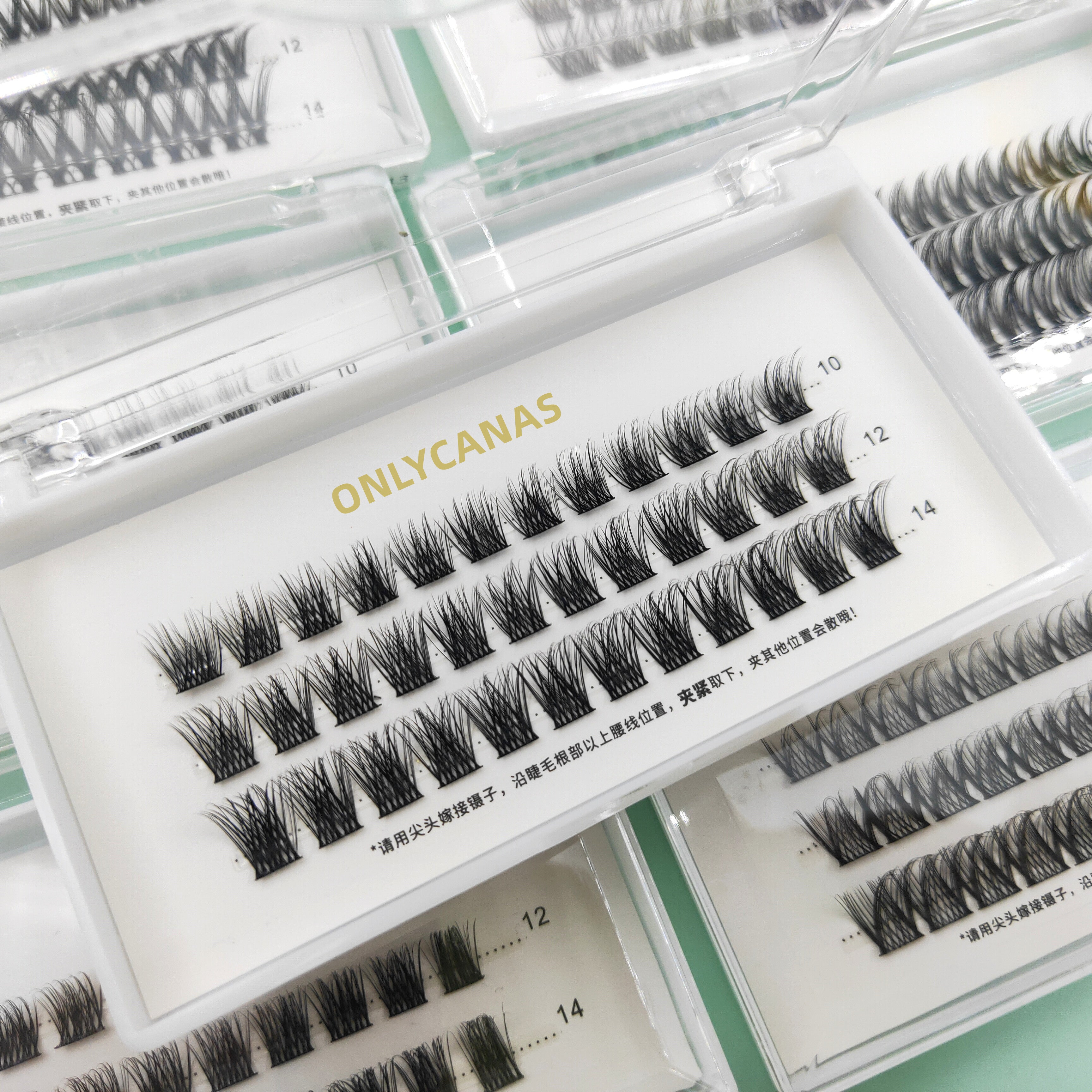 Custom Natural Long Single Cluster DIY Segmented Eyelashes