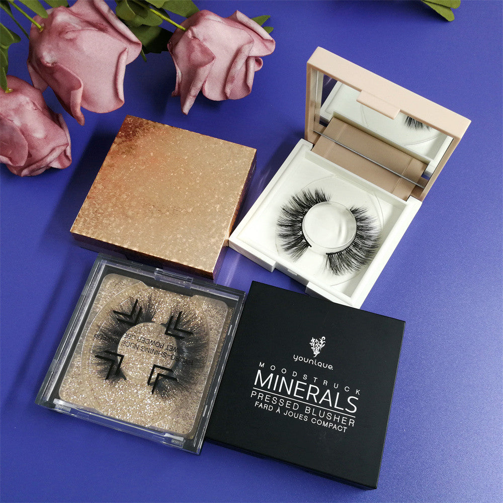 Square Compact And Lightweight Acrylic Eyelash Box