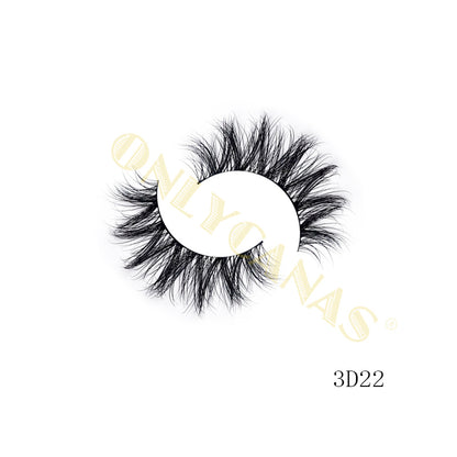 Private Label Strip 3D15-16mm Mink Eyelashes Wholesale