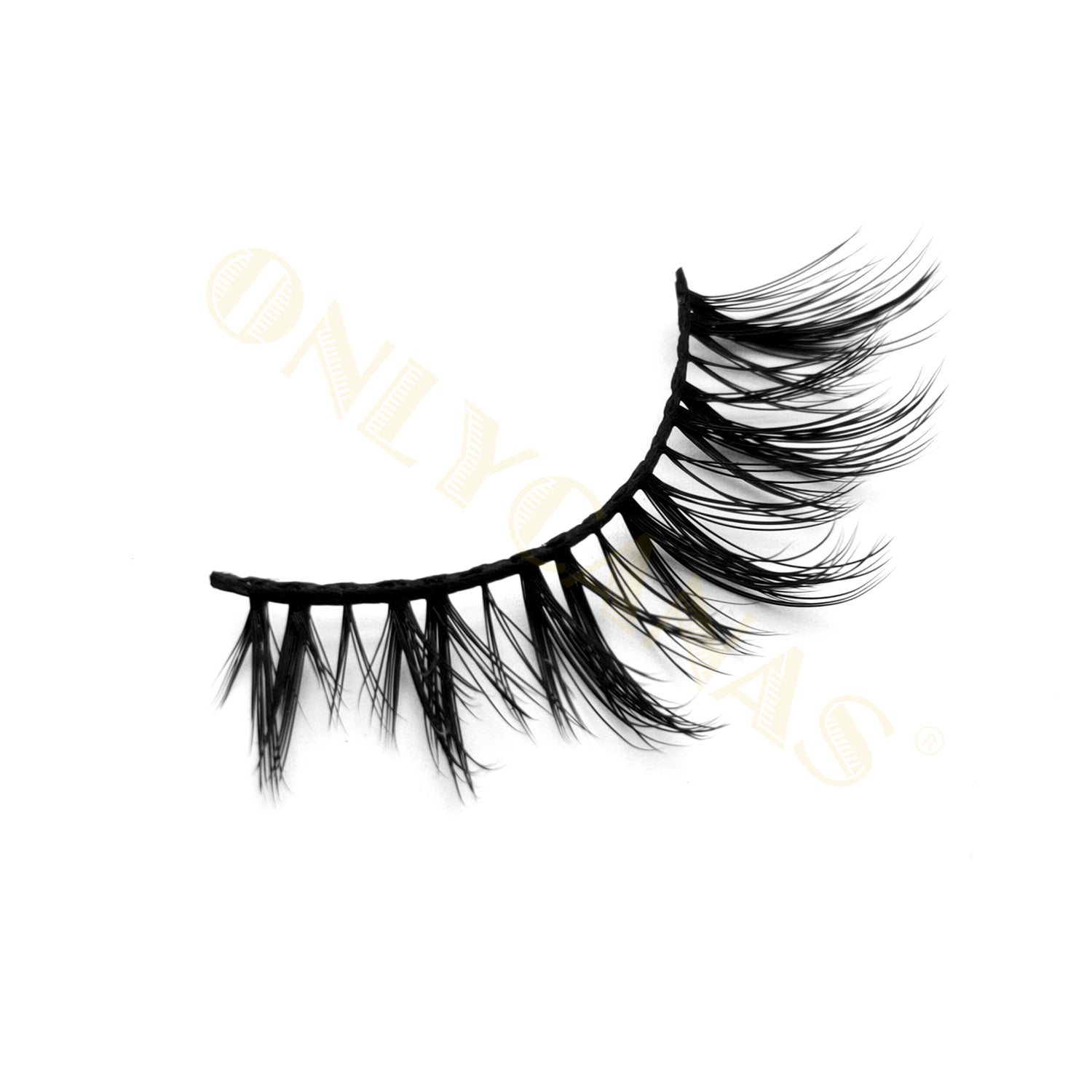 Personalized Cashmere False Eyelashes Deep Matte Black