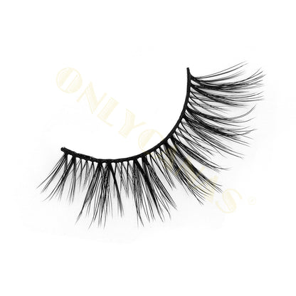 Wholesale Matte Black Thick Faux Cashmere Eyelashes