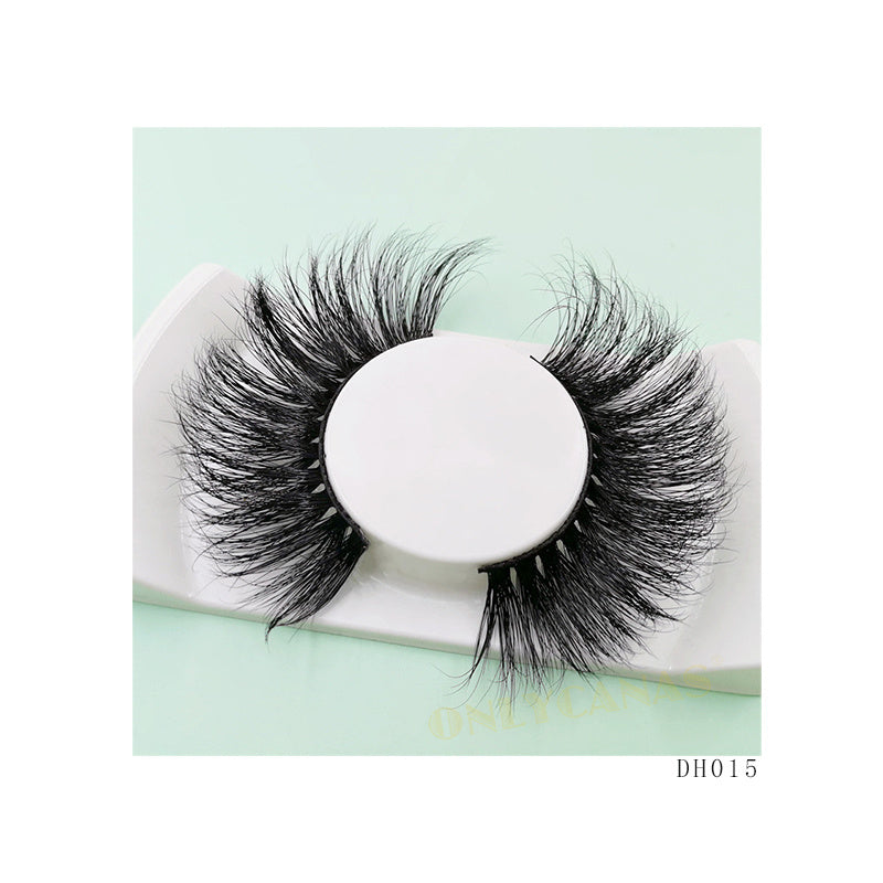 Wholesale Custom Packaging Cruelty Free 25mm Mink Eyelashes