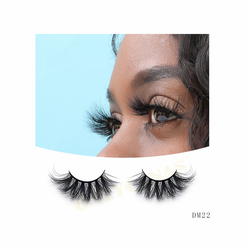 Wholesale Custom Your Own Brand 100% Handmade 18-20mm Mink Eyelashes