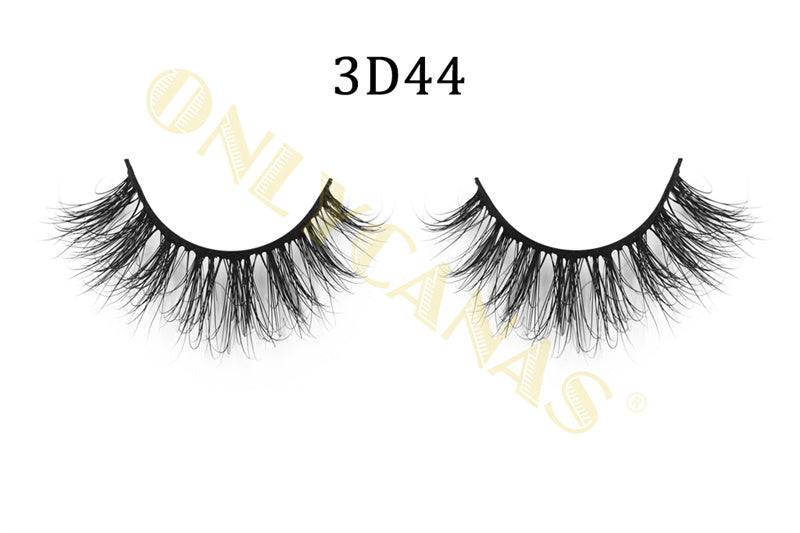 100% Real fluffy 3d Siberian Mink Eyelashes