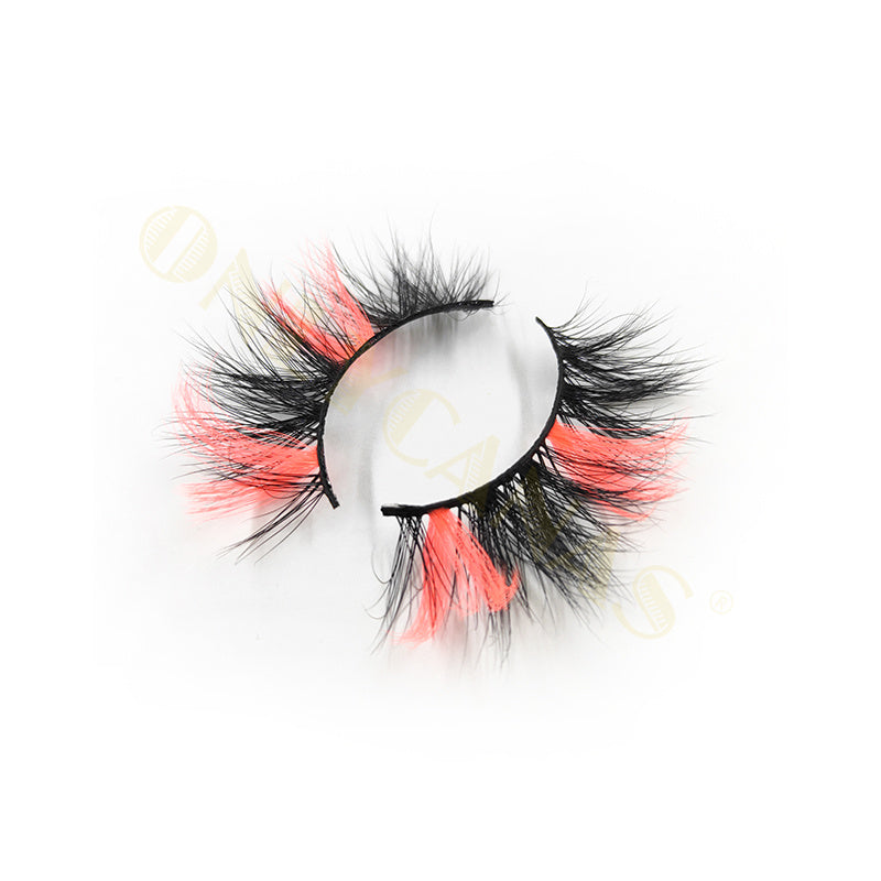 Exaggerated Colored Mink Eyelashes Supplier