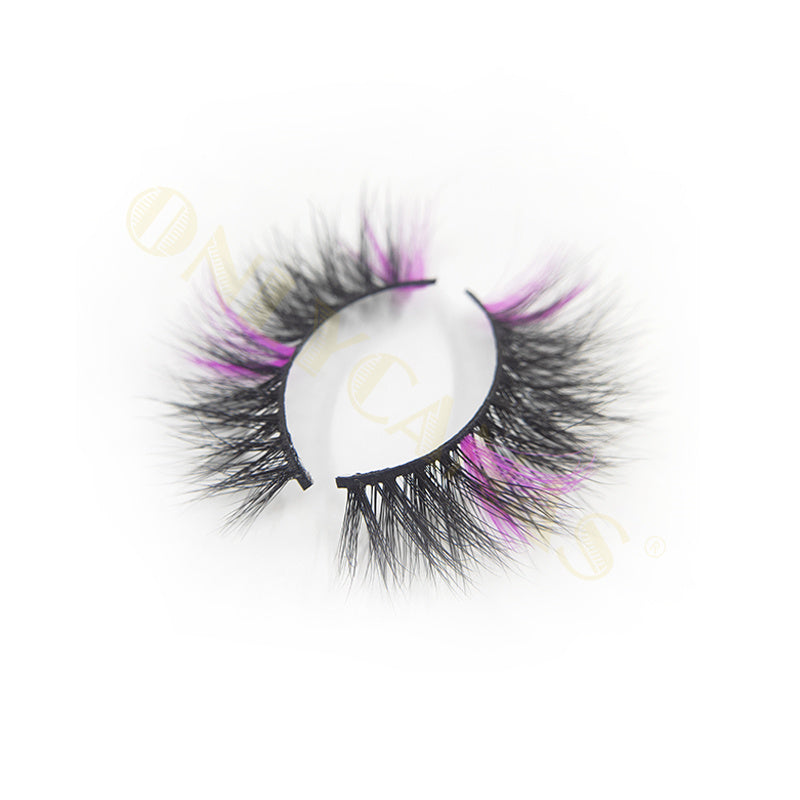 Exaggerated Colored Mink Eyelashes Supplier