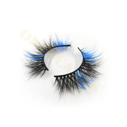 Exaggerated Colored Mink Eyelashes Supplier