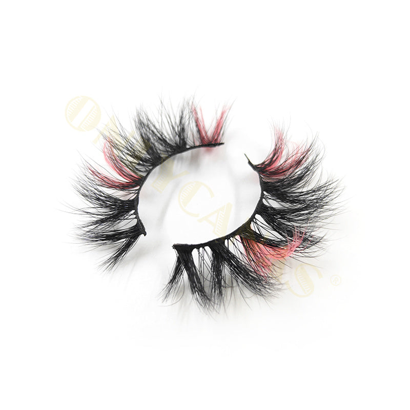 Exaggerated Colored Mink Eyelashes Supplier