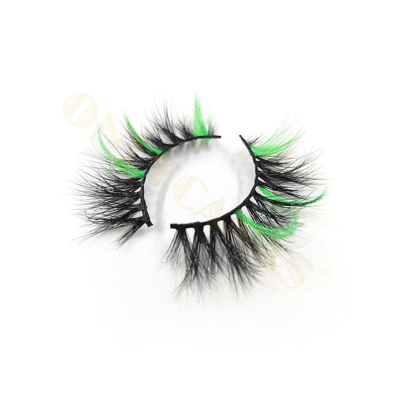 Exaggerated Colored Mink Eyelashes Supplier