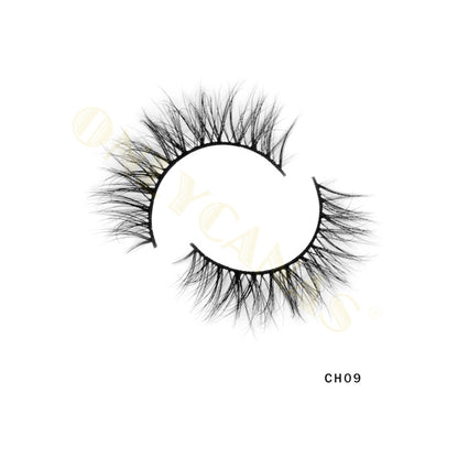 Hot selling Slim Short Natural Mink Eyelashes