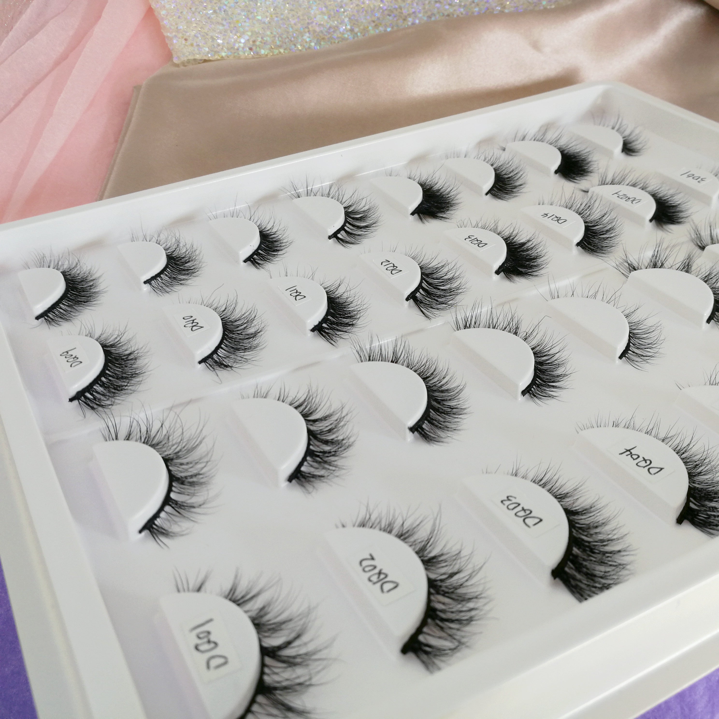 Cheap Wholesale Short Mink Eyelashes Set