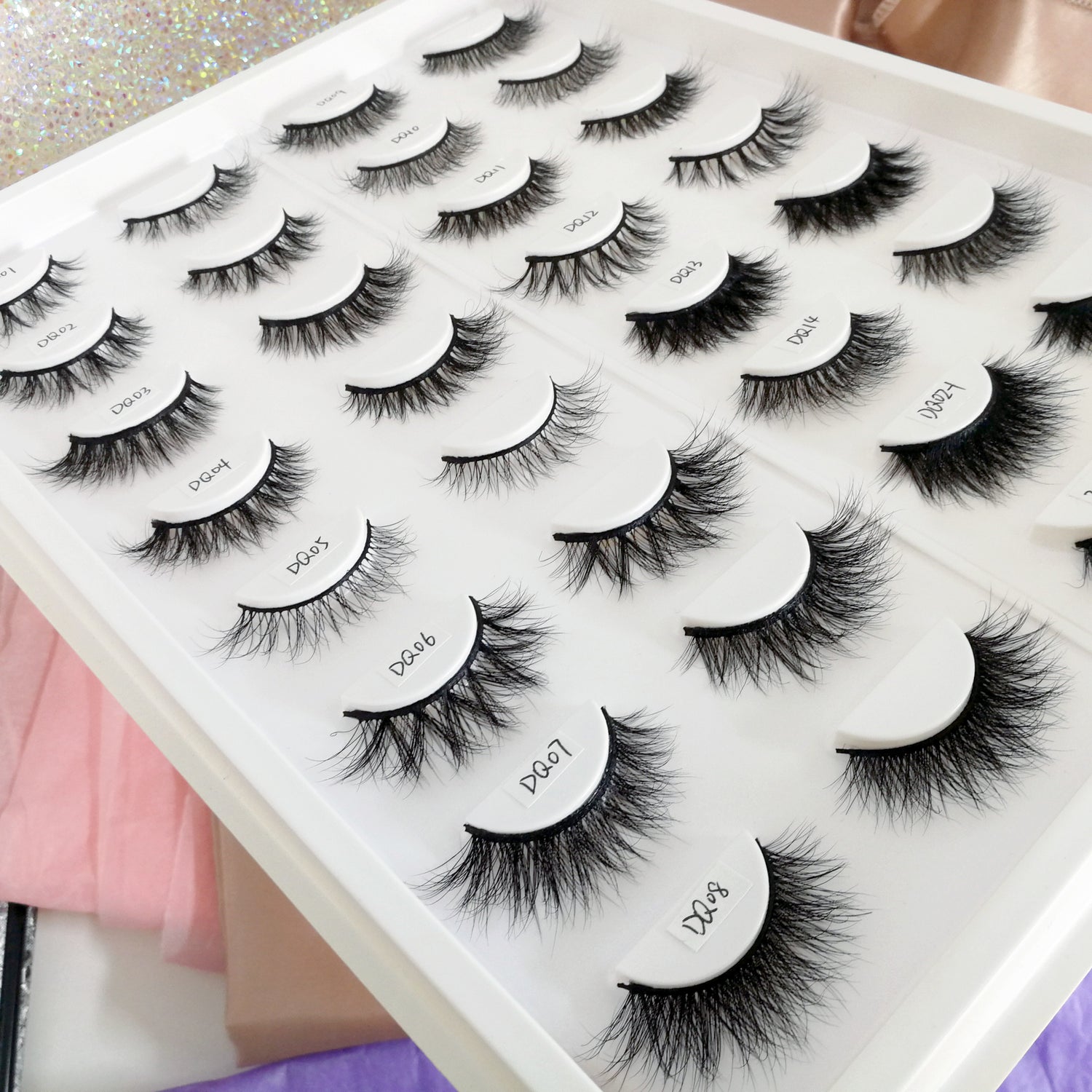 Cheap Wholesale Short Mink Eyelashes Set