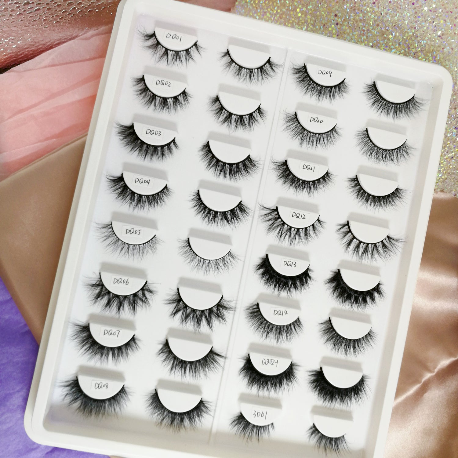 Cheap Wholesale Short Mink Eyelashes Set