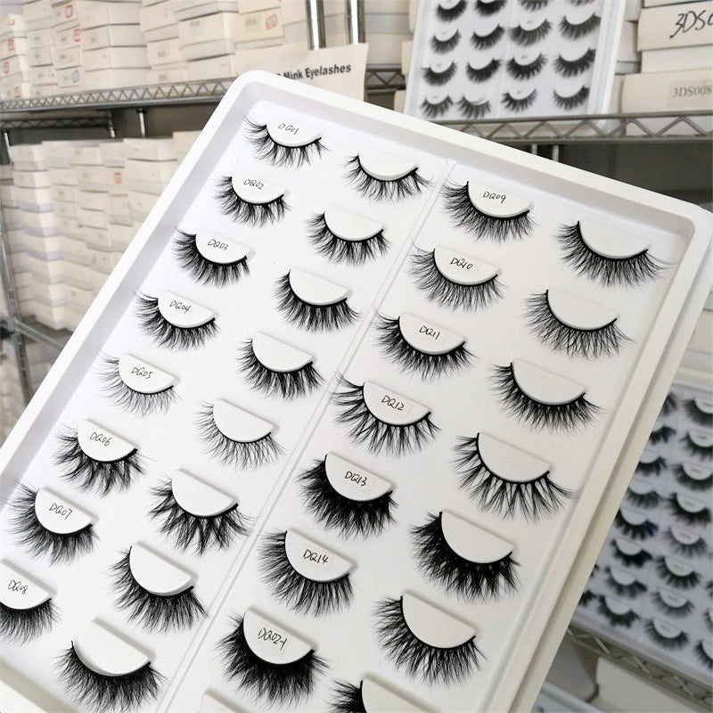 Cheap Wholesale Short Mink Eyelashes Set