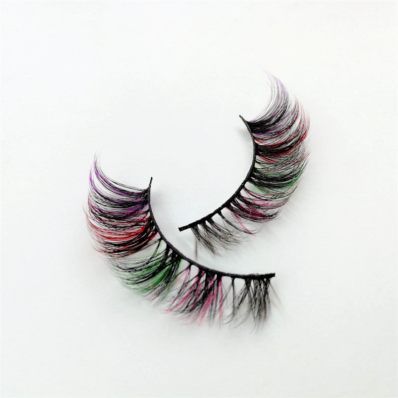 Fluffy Realistic Rainbow Mink Eyelashes